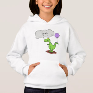 Grönt för att andas lustig drake tecknad t shirt