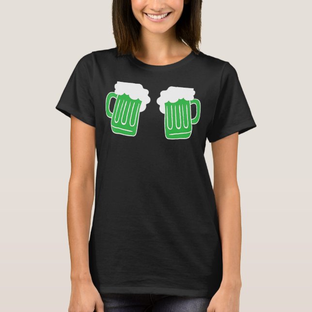 Grönt för att dra med saint patrick's day-grafik t shirt (Framsida)