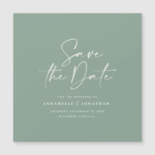 grönt för Avslappnad av skriptsage bröllop spara t