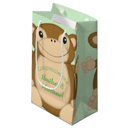 Grönt för babyskor för apa