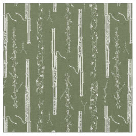 Grönt för BasSnart Instrument Music Orchestra Band Tyg