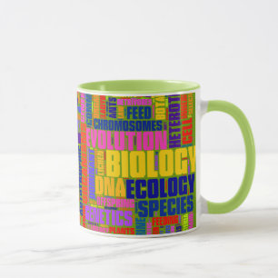 Grönt för biologiWordle mugg