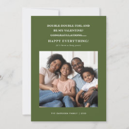 Grönt för blandade Coronavirus Holiday Greetings Meddelande