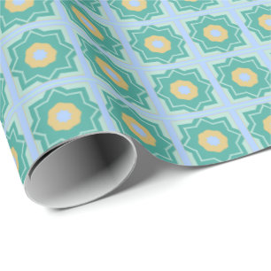 Grönt för blek - radbrytning Papper Presentpapper