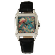 grönt för blommigt av återdesign för vintage