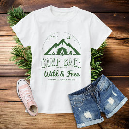 Grönt för Bridesmaids Gift-partiet i Camp Bachelor T Shirt