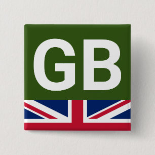 Grönt för brittisk Tävla Knapp