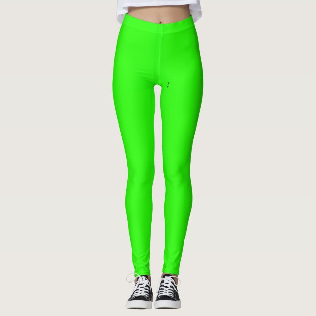 Grönt för Chroma Nyckel Perfekt  Leggings (Framsida)