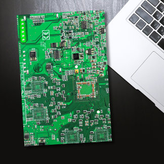 Grönt för Computer Geek Circuit Board Poster