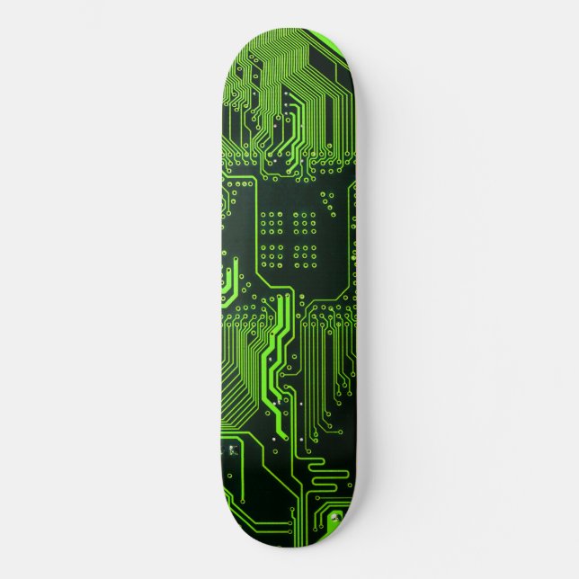 Grönt för coolans datorkretskort skateboard bräda 19,5 cm (Framsida)