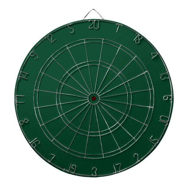 Grönt för den brittiska tävlan (fast färg) darttavla (Framsidan)