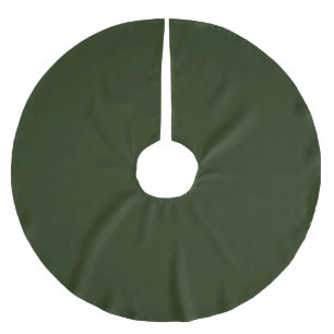 Grönt för djupt skogsbruk julgransmatta borstad polyester