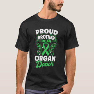 Grönt för donation av organ t shirt