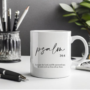 Grönt för Eleganten Bible Verse Kaffemugg