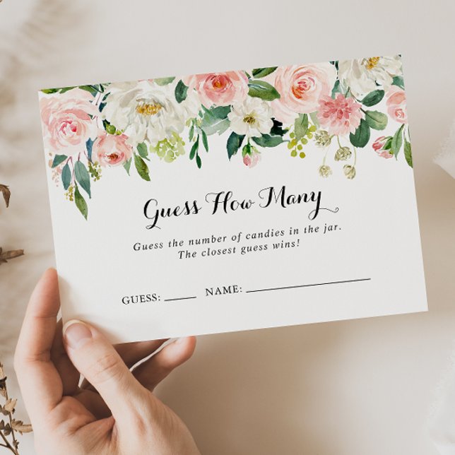 Grönt för enkel Blommigt anger hur många spelkort  Visitkort (Skapare uppladdad)