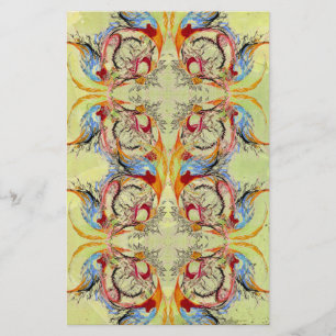 Grönt för Fantasy Abstrakt Scrapbook Craft Papper