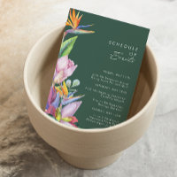 Grönt för färgstarka tropiska Blommigtar - händels