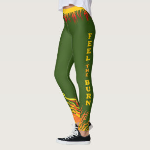 Grönt för Fitness Motivation Leggings