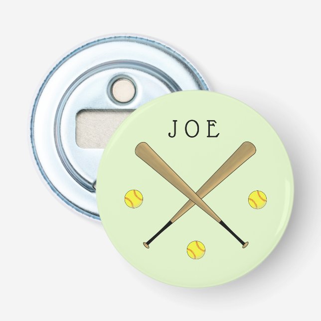 Grönt för fladdermöss med mjuk kula flasköppnare (Framsidan)