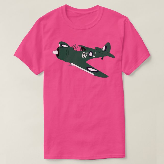 Grönt för flygande CAC Boomerang T Shirt (Design framsida)