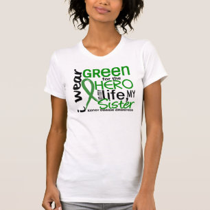 Grönt för för systernjure för hjälte 2 sjukdo t shirt