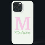 Grönt för första anpassade namn för Rosa av monogr<br><div class="desc">Det här är en Monogram-Grönt för inledande Rosa av eget namn iphone case!</div>