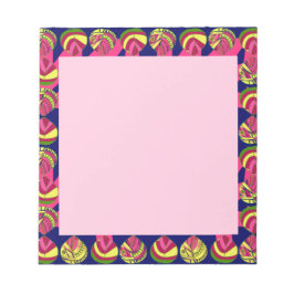 Grönt för Gult av fiskhuvud, Löv, Magenta Anteckningsblock