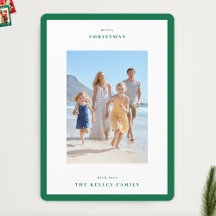 Grönt för juläpple Modern Simple Photo Ram