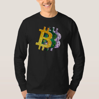 Grönt för kryptovaluta Gult för fastlagrad glasski T Shirt