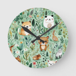 Grönt för landskapsdekantering för blommigt av kär rund klocka