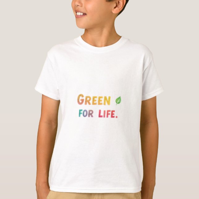 Grönt för Life Eco-Friendly T-Shirt (Framsida)