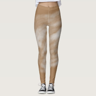 Grönt för lila av rand med minimal färgstyrka leggings
