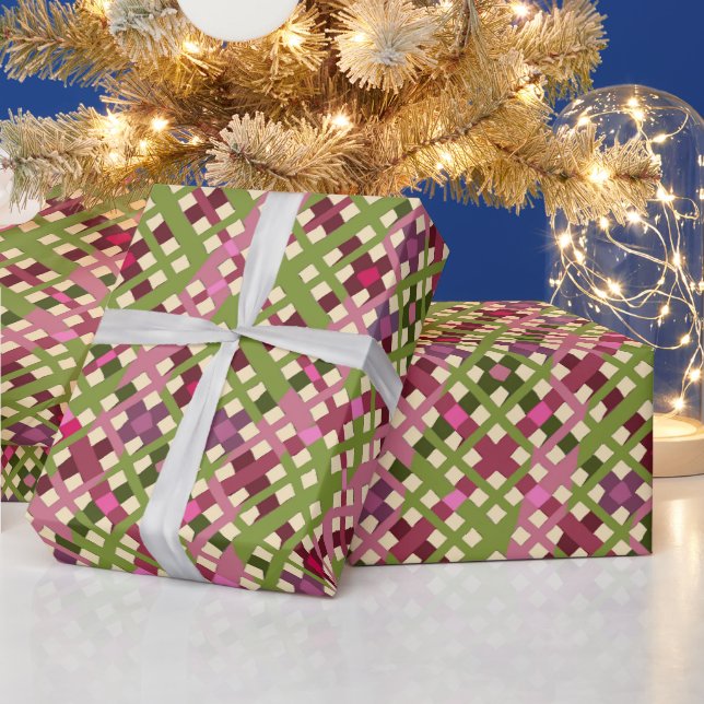 Grönt för Lila av Rosa av sluten återställande  Presentpapper (Helgdagar)