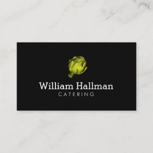 Grönt för Logotyp för Skriv ut Catering i Skärm/Sv Visitkort