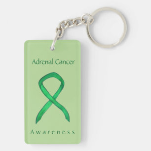 Grönt för medvetandegörande om cancer Ribbon Keych