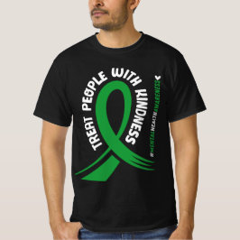 Grönt för medvetenhet om psykisk hälsa Ribbon Kind T Shirt