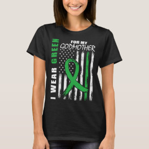 Grönt för min gudmor Kidney Disease Awareness Fl T Shirt