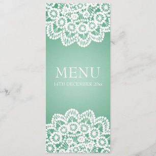 Grönt för Mint för snöre för elegant Meny