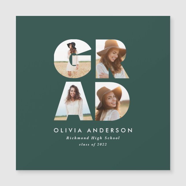 grönt för modern fotoannonsering i Studenten 4 (Framsida)