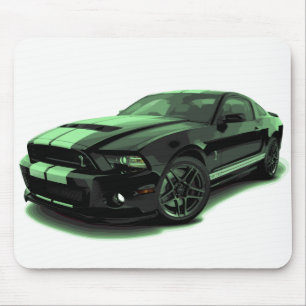 Grönt för MustangGT 500 Musmatta