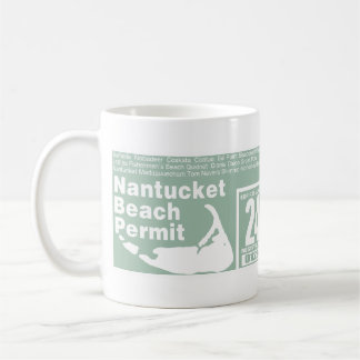 Grönt för Nantucket Beach-tillstånd 2024 Kaffemugg