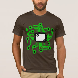 Grönt för neonCPU-chip Tröja