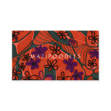 Grönt för Neuro Art Orange Blommigt för personligt