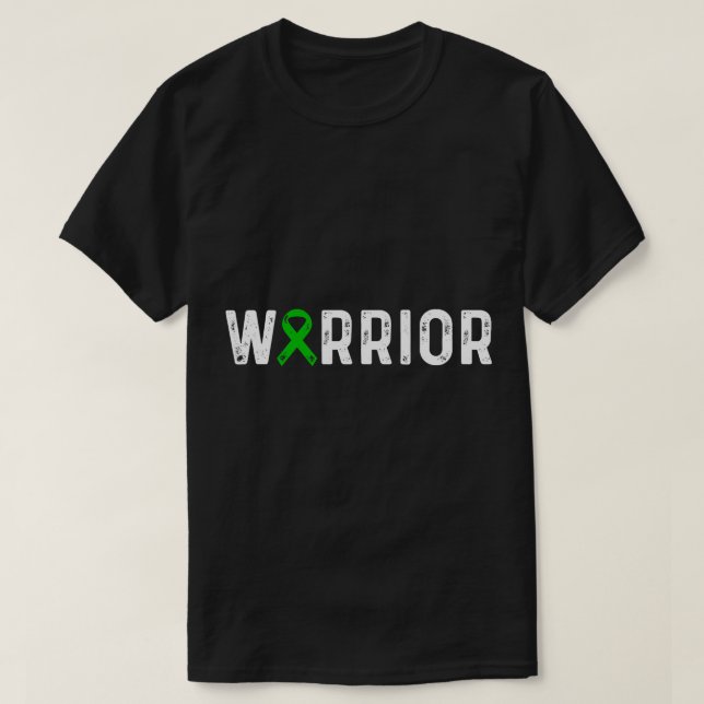 Grönt för ökad medvetenhet om Cerebral Palsy Warri T Shirt (Design framsida)
