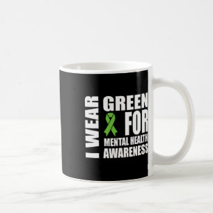 Grönt för ökad medvetenhet om hälsa kaffemugg