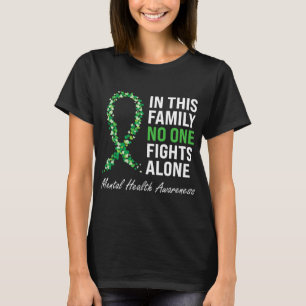 Grönt för ökad medvetenhet om hälsa t shirt