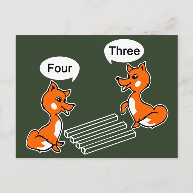 Grönt för optisk illusion Trick Vykort (Framsida)