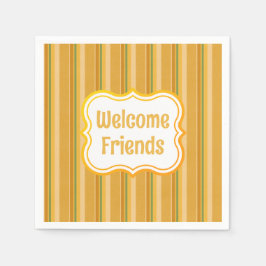 Grönt för Orange av Gulten Välkomstvänner - Papper Pappersservett