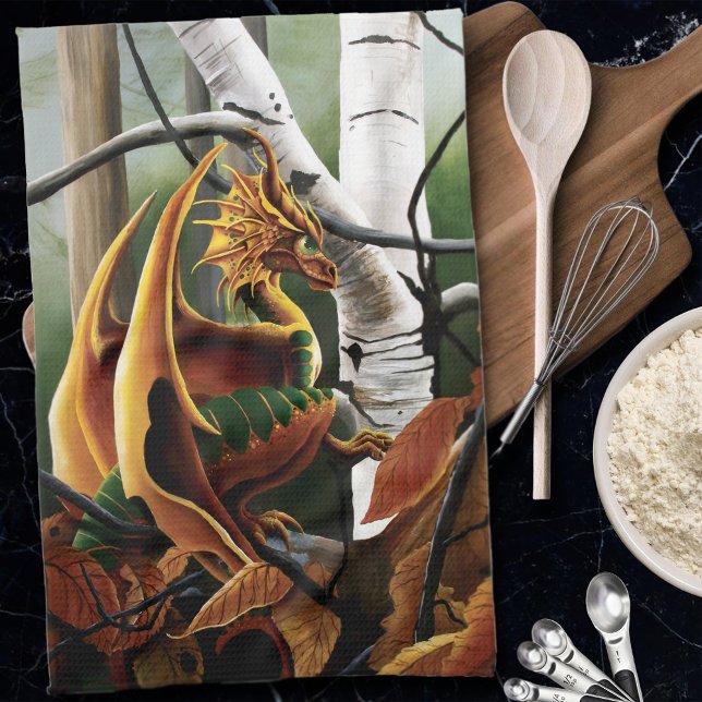 Grönt för Orange i hösten - Fantasy Kökshandduk (Skapare uppladdad)