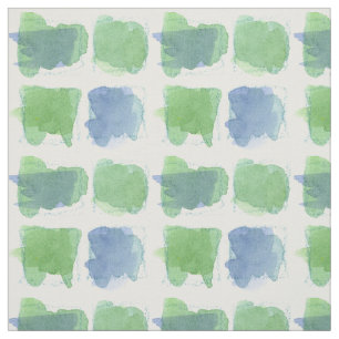 Grönt för Periwinkle Blue Sage Fack Vattenfärg Tyg